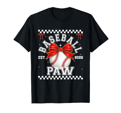 Baseball Paw Coquette Family T-Shirt - Custom Art Print for Adults - T-Shirt, Sweatshirt, Hoodie