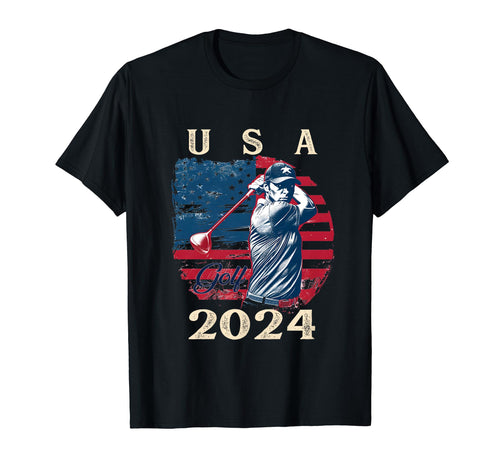 Usa Flag 2024 Fathers Day American T-Shirt - Fun Novelty Design Unisex - T-Shirt, Sweatshirt, Hoodie