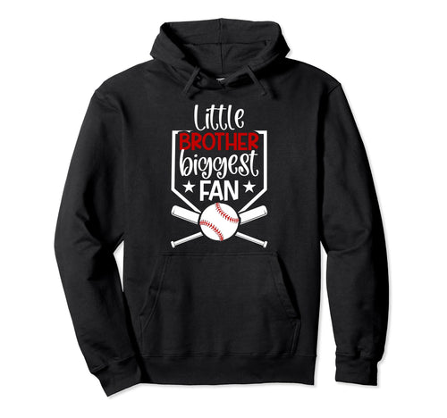 Little Brother Baseball Brother Hoodie - Casual Everyday Wear Men Women - T-Shirt, Sweatshirt, Hoodie
