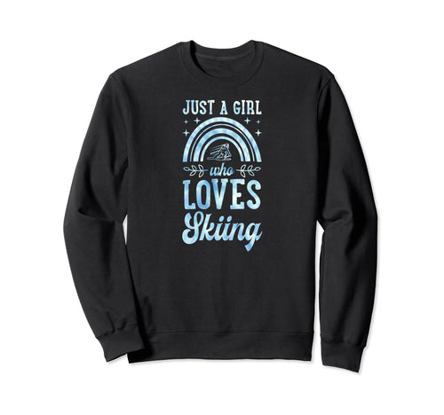 Just Who Loves Skiing Bohemian Sweatshirt - Novelty Apparel Men Women - T-Shirt, Sweatshirt, Hoodie