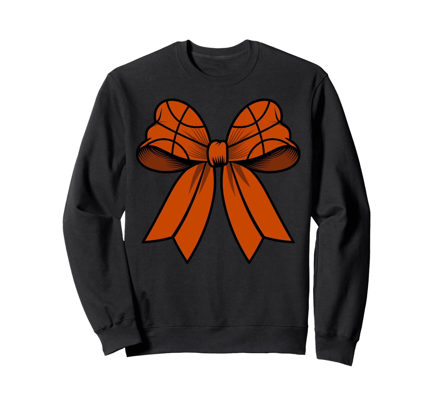 Basketball Coquette Bow Funny Sweatshirt - Minimalist Print Unisex - T-Shirt, Sweatshirt, Hoodie