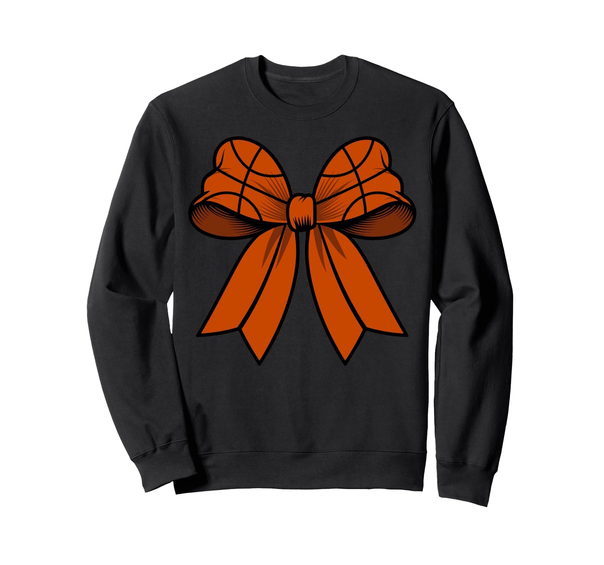 Basketball Coquette Bow Funny Sweatshirt - Minimalist Print Unisex - T-Shirt, Sweatshirt, Hoodie