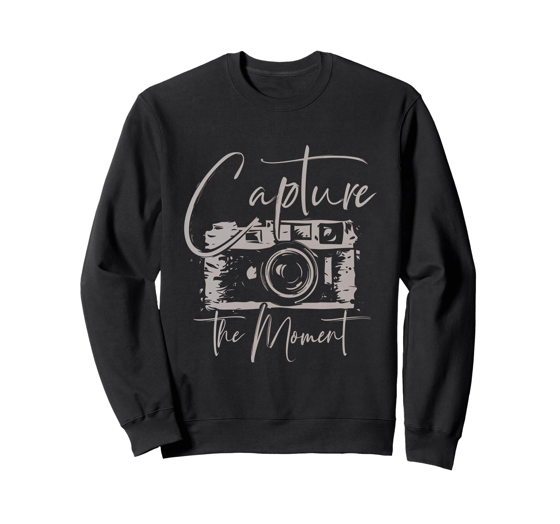 Capture Moment Photography Camera Photo Sweatshirt - Trendy Graphic Unisex - T-Shirt, Sweatshirt, Hoodie