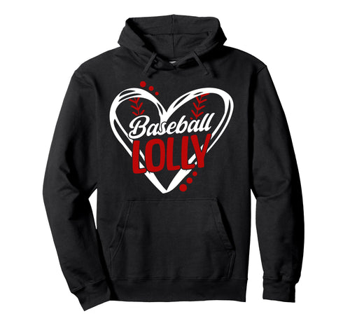 Baseball Lolly Heart Lolly Baseball Hoodie - Minimalist Print Men Women - T-Shirt, Sweatshirt, Hoodie