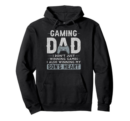 Gaming Dad Father Son Fathers Day Hoodie - Fun Novelty Design for Adults - T-Shirt, Sweatshirt, Hoodie