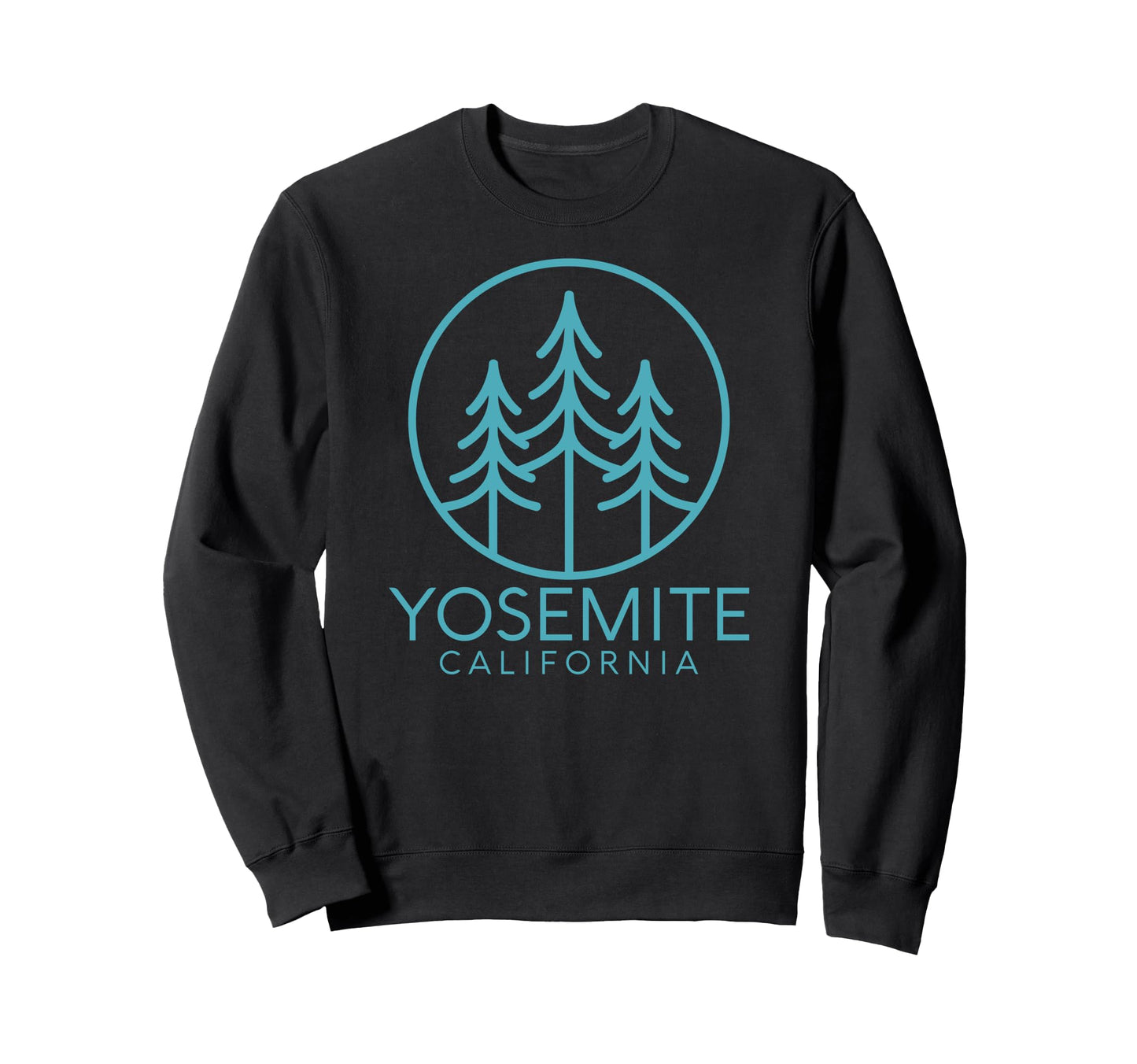 Yosemite National Park California Half Sweatshirt - Unique Graphic Unisex - T-Shirt, Sweatshirt, Hoodie