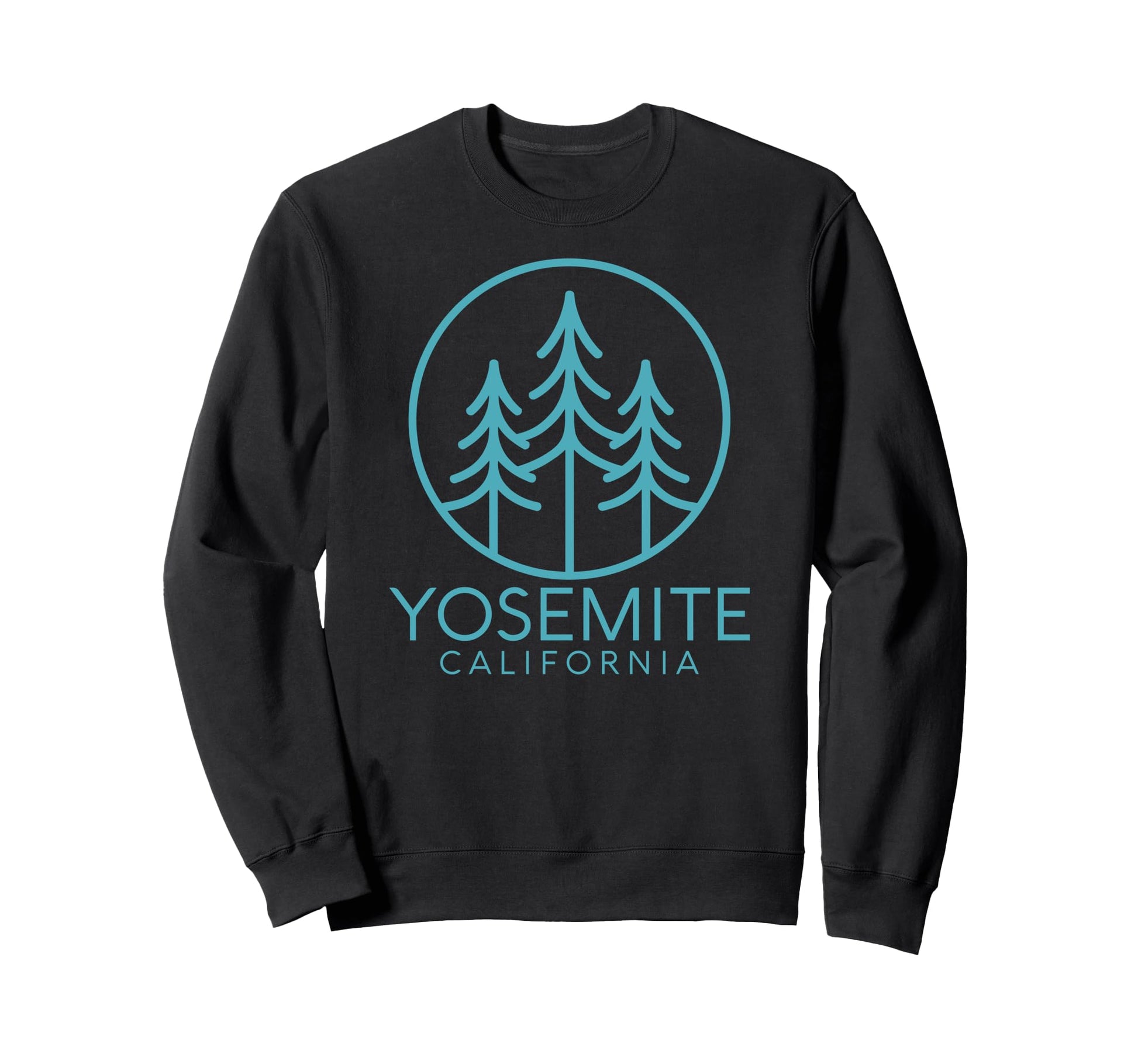 Yosemite National Park California Half Sweatshirt - Unique Graphic Unisex - T-Shirt, Sweatshirt, Hoodie