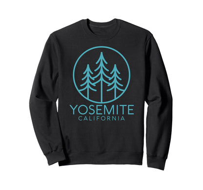 Yosemite National Park California Half Sweatshirt - Unique Graphic Unisex - T-Shirt, Sweatshirt, Hoodie