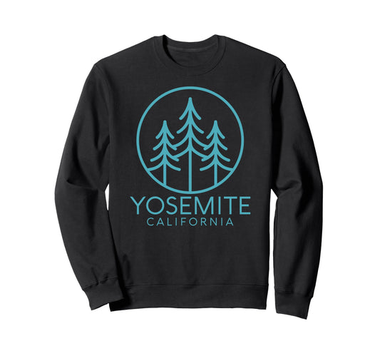 Yosemite National Park California Half Sweatshirt - Unique Graphic Unisex - T-Shirt, Sweatshirt, Hoodie