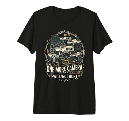 Camera Collector Photography T-Shirt - Novelty Apparel for Adults - T-Shirt, Sweatshirt, Hoodie
