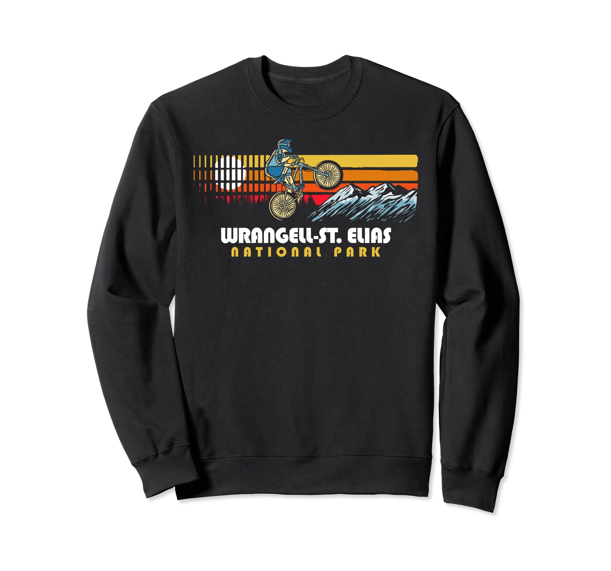 80S Wrangell St Elias National Sweatshirt - Custom Art Print Men Women - T-Shirt, Sweatshirt, Hoodie