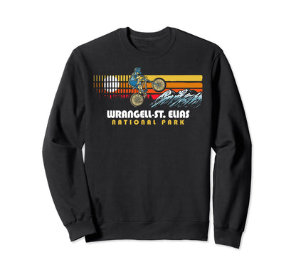 80S Wrangell St Elias National Sweatshirt - Custom Art Print Men Women - T-Shirt, Sweatshirt, Hoodie