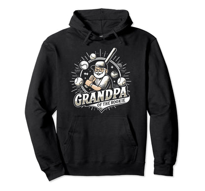 Baseball Grandpa Grandfather Gramps Hoodie - Novelty Apparel for Adults - T-Shirt, Sweatshirt, Hoodie