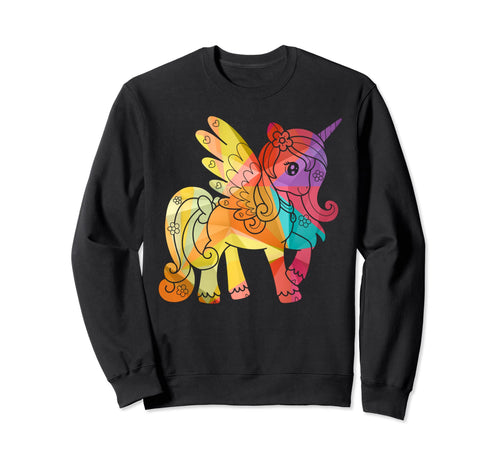 Unicorn Funny Unicorns Rainbow Sweatshirt - Unique Graphic for Adults - T-Shirt, Sweatshirt, Hoodie