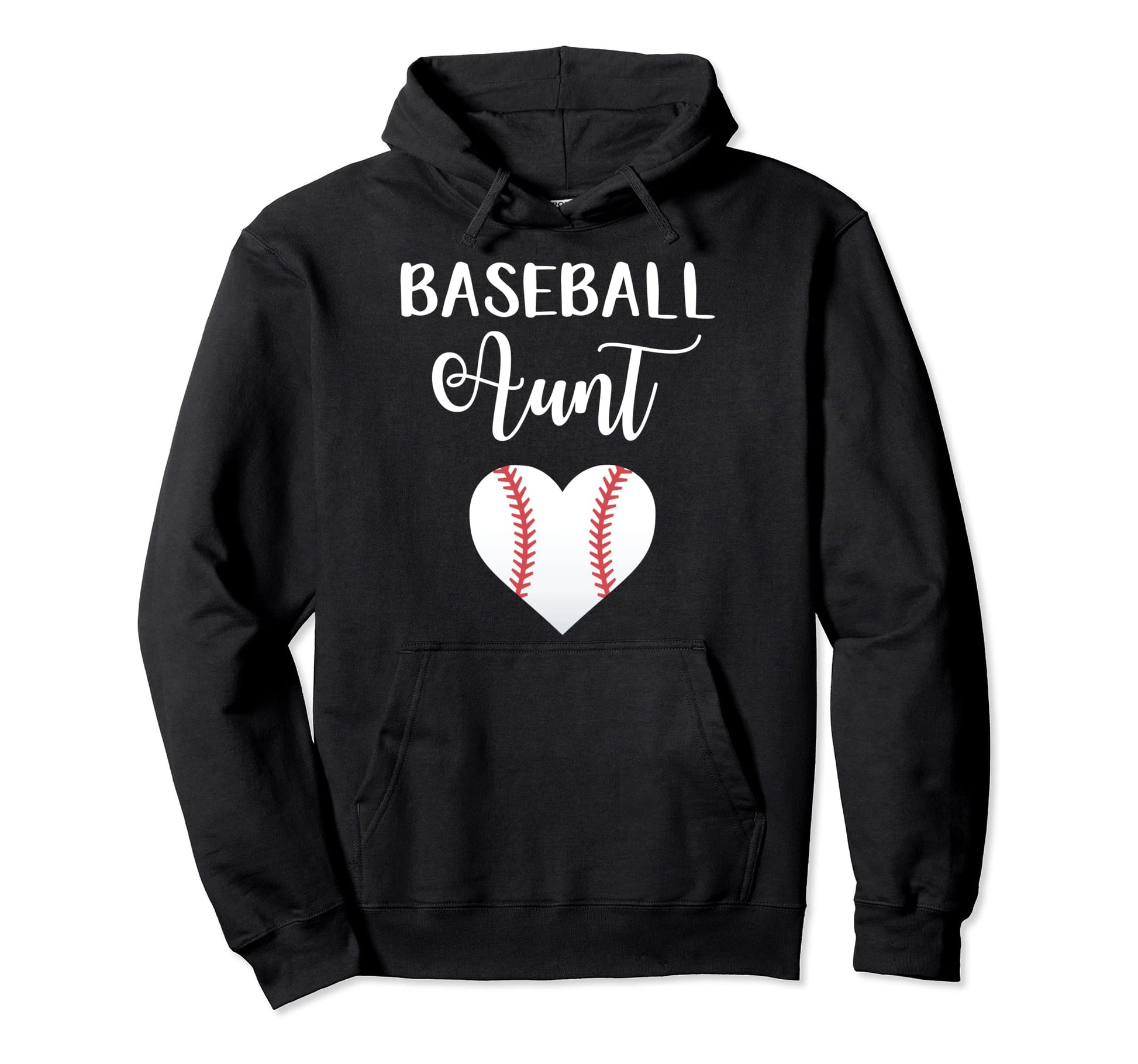 Baseball Aunt Hoodie - Casual Everyday Wear Men Women - T-Shirt, Sweatshirt, Hoodie