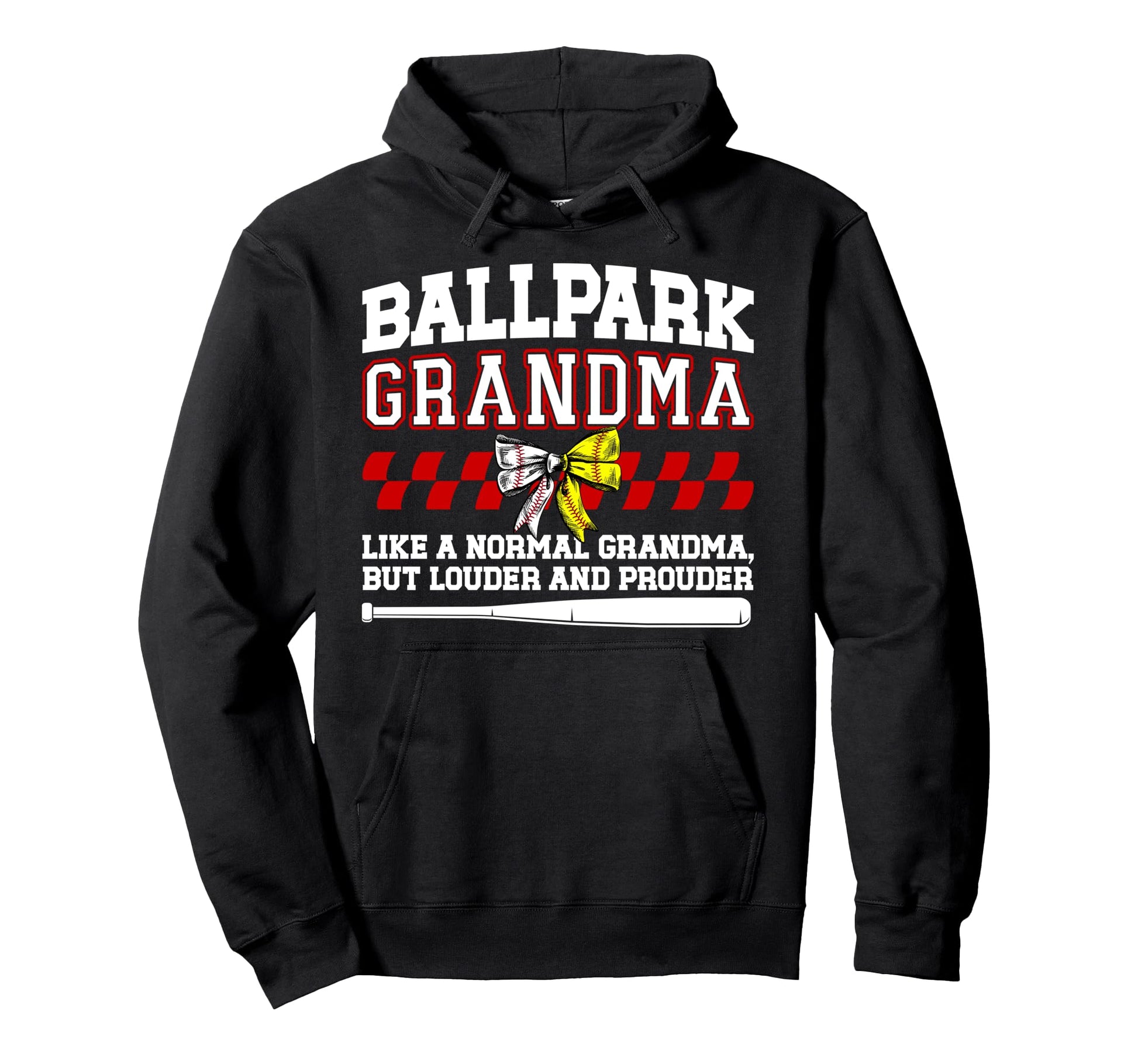 Ballpark Grandma Definition Baseball Hoodie - Fun Novelty Design Unisex - T-Shirt, Sweatshirt, Hoodie