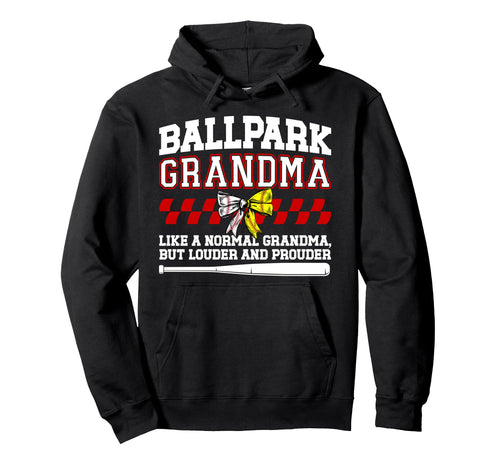 Ballpark Grandma Definition Baseball Hoodie - Fun Novelty Design Unisex - T-Shirt, Sweatshirt, Hoodie
