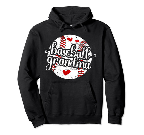 Baseball Grandma Best Grandma Hoodie - Fun Novelty Design for Adults - T-Shirt, Sweatshirt, Hoodie
