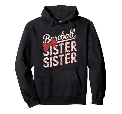 Funny Baseball Sis Coquette Bow Mothers Hoodie - Streetwear Style Unisex - T-Shirt, Sweatshirt, Hoodie