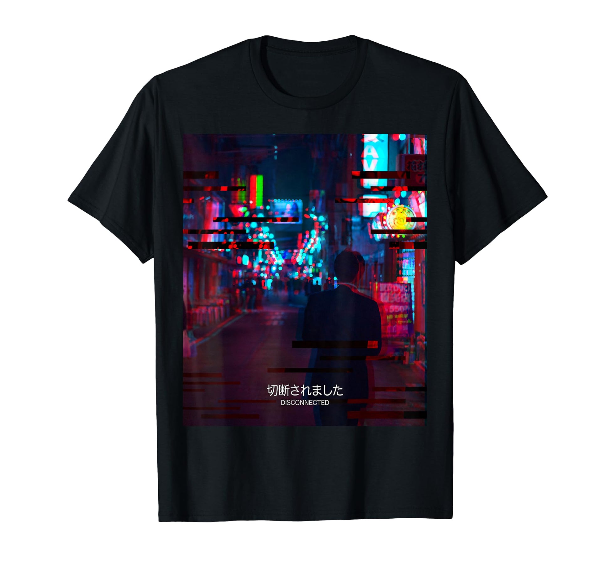 Disconnected Glitch Aesthetic Japan T-Shirt - Novelty Apparel Men Women - T-Shirt, Sweatshirt, Hoodie