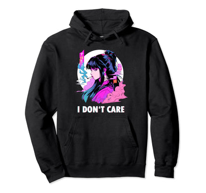 Aesthetic Vaporwave Sad Face Japanese Hoodie - Trendy Graphic for Adults - T-Shirt, Sweatshirt, Hoodie