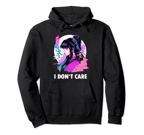 Aesthetic Vaporwave Sad Face Japanese Hoodie - Trendy Graphic for Adults - T-Shirt, Sweatshirt, Hoodie