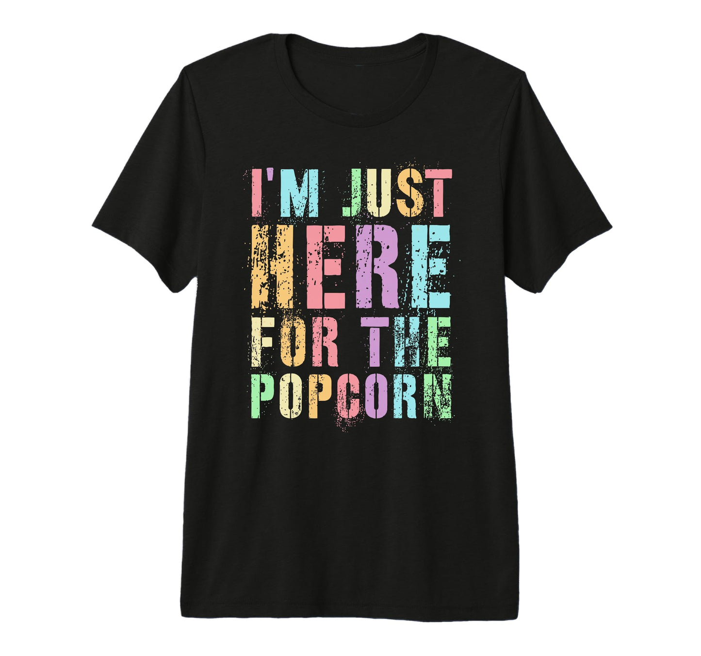 Drafting Im Just Here Popcorn Game Day T-Shirt - Streetwear Style Unisex - T-Shirt, Sweatshirt, Hoodie