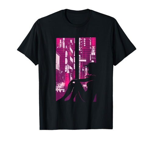 Cyberpunk I Japanese Anime Vaporwave T-Shirt - Trendy Graphic Unisex - T-Shirt, Sweatshirt, Hoodie