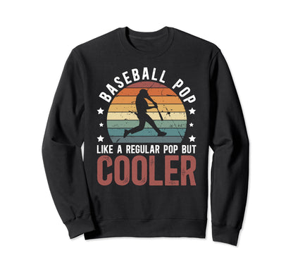 Baseball Pop Grandpa Pop Baseball Sweatshirt - Custom Art Print Unisex - T-Shirt, Sweatshirt, Hoodie