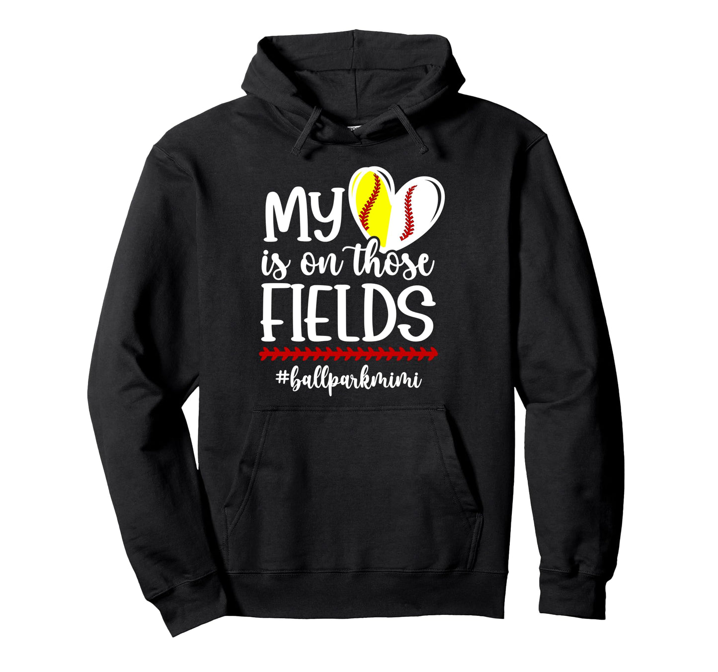 Those Fields Ballpark Mimi Baseball Hoodie - Streetwear Style Unisex - T-Shirt, Sweatshirt, Hoodie