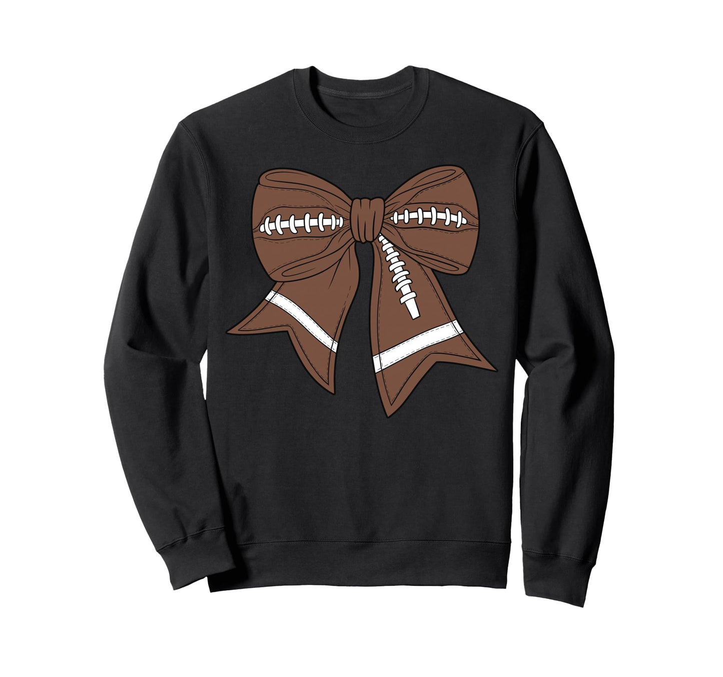 Football Coquette Bow Game Day Sweatshirt - Casual Everyday Wear Unisex - T-Shirt, Sweatshirt, Hoodie