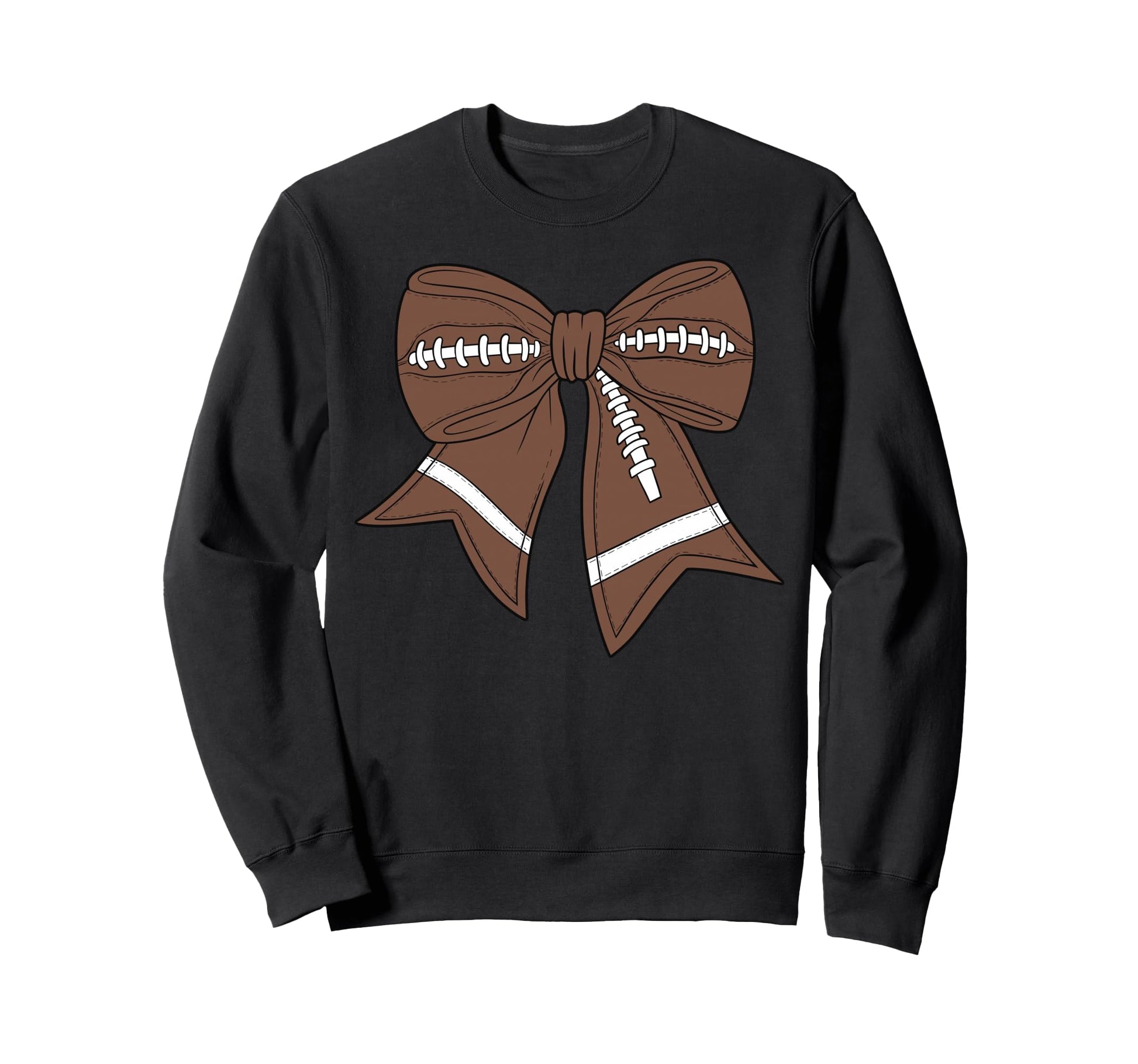 Football Coquette Bow Game Day Sweatshirt - Casual Everyday Wear Unisex - T-Shirt, Sweatshirt, Hoodie