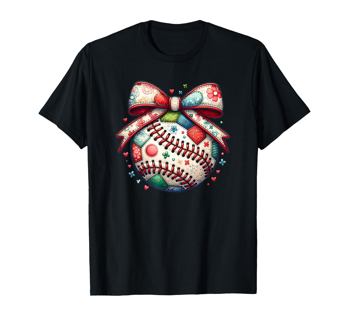 Baseball Coquette Bow Biggest Fan T-Shirt - Unique Graphic for Adults - T-Shirt, Sweatshirt, Hoodie