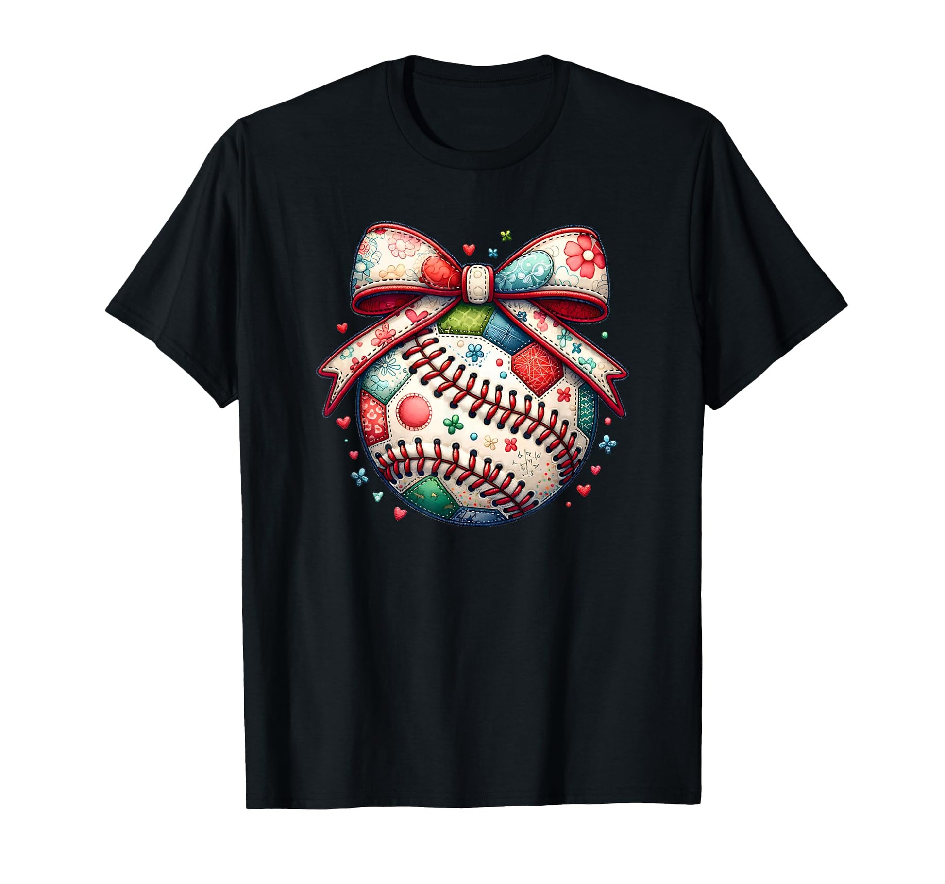 Baseball Coquette Bow Biggest Fan T-Shirt - Unique Graphic for Adults - T-Shirt, Sweatshirt, Hoodie