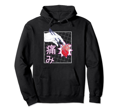 Aesthetic Vaporwave Japanese 90S Hoodie - Streetwear Style for Adults - T-Shirt, Sweatshirt, Hoodie