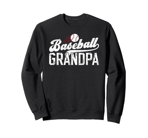 Proud Baseball Grandpa Sweatshirt - Casual Everyday Wear for Adults - T-Shirt, Sweatshirt, Hoodie