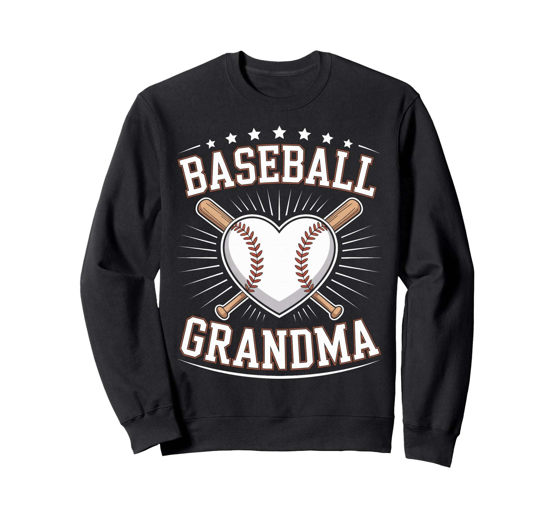 Baseball Grandma Baseball Family Sweatshirt - Unique Graphic Men Women - T-Shirt, Sweatshirt, Hoodie