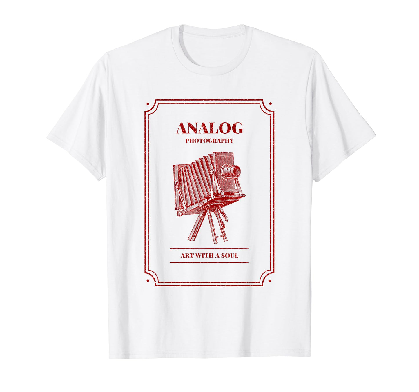 Analog Photography Art Soul Camera T-Shirt - Minimalist Print Unisex - T-Shirt, Sweatshirt, Hoodie