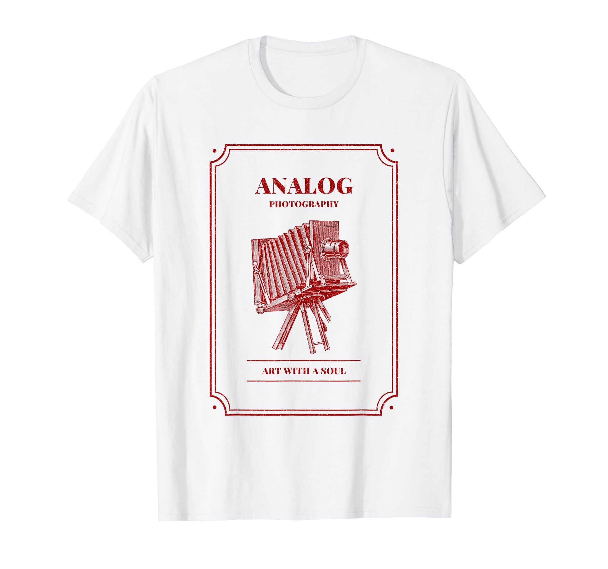 Analog Photography Art Soul Camera T-Shirt - Minimalist Print Unisex - T-Shirt, Sweatshirt, Hoodie