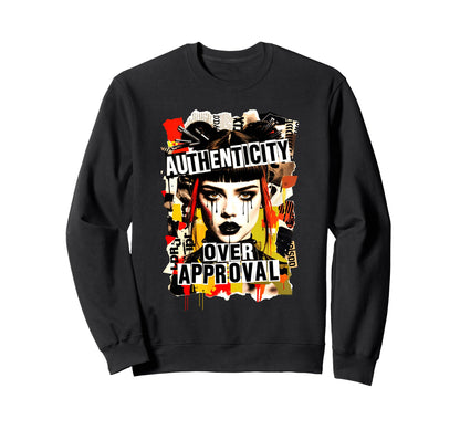 90S Grunge Punk Collage Riot Grrrl Sweatshirt - Minimalist Print Men Women - T-Shirt, Sweatshirt, Hoodie