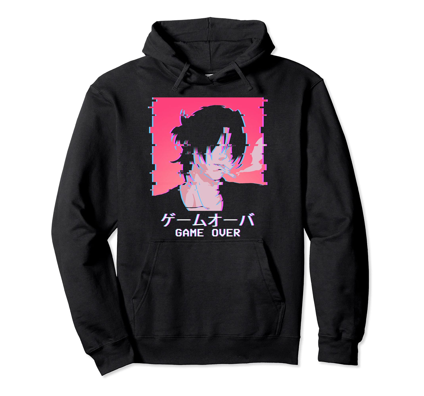 Japanese Vaporwave Aesthetic Anime Hoodie - Aesthetic Graphic for Adults - T-Shirt, Sweatshirt, Hoodie