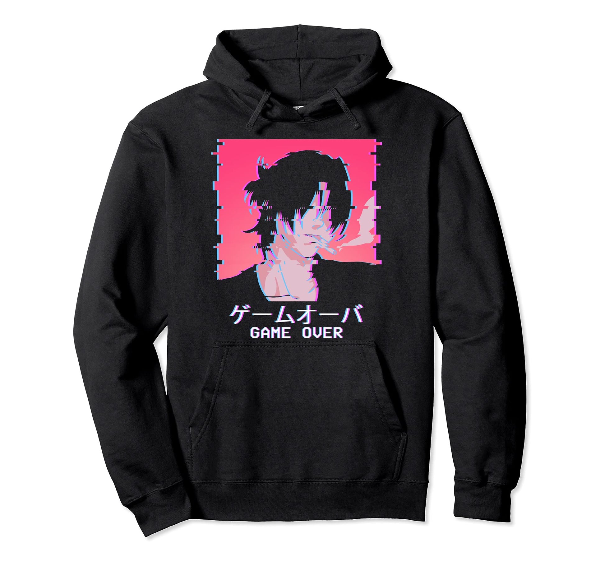 Japanese Vaporwave Aesthetic Anime Hoodie - Aesthetic Graphic for Adults - T-Shirt, Sweatshirt, Hoodie