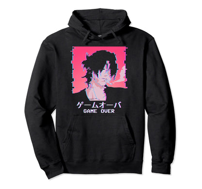 Japanese Vaporwave Aesthetic Anime Hoodie - Aesthetic Graphic for Adults - T-Shirt, Sweatshirt, Hoodie