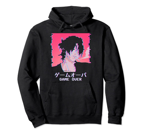 Japanese Vaporwave Aesthetic Anime Hoodie - Aesthetic Graphic for Adults - T-Shirt, Sweatshirt, Hoodie