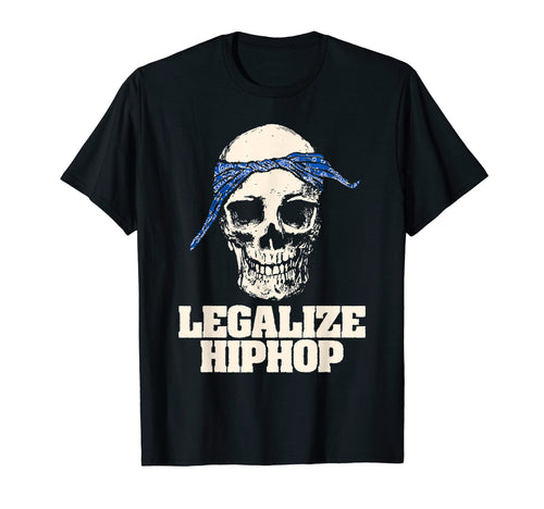 Legalize Hiphop Skull Do Rag Bandana T-Shirt - Minimalist Print Men Women - T-Shirt, Sweatshirt, Hoodie