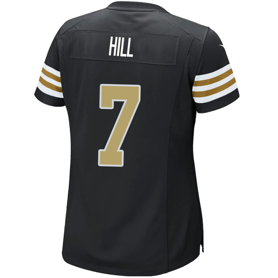 #7 Taysom Hill Player NO.Saints Black Alternate Game Football Jerseys football jersey product view 1