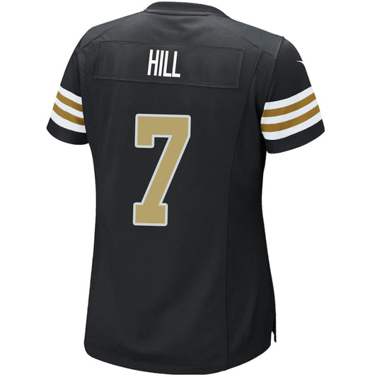 #7 Taysom Hill Player NO.Saints Black Alternate Game Football Jerseys football jersey product view 1
