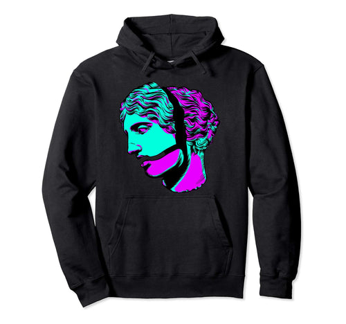 Vaporwave Aesthetic Glitch Sadboi Hoodie - Custom Art Print Unisex - T-Shirt, Sweatshirt, Hoodie
