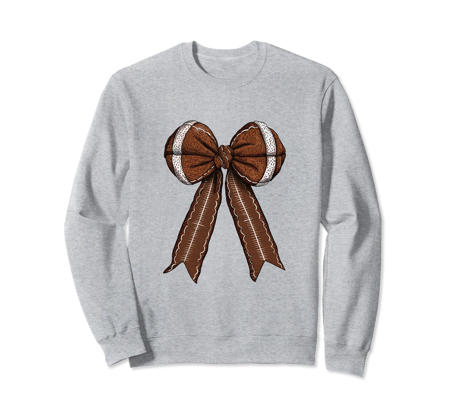 Womens Moms Coquette Bow Football Sweatshirt - Streetwear Style Men Women - T-Shirt, Sweatshirt, Hoodie