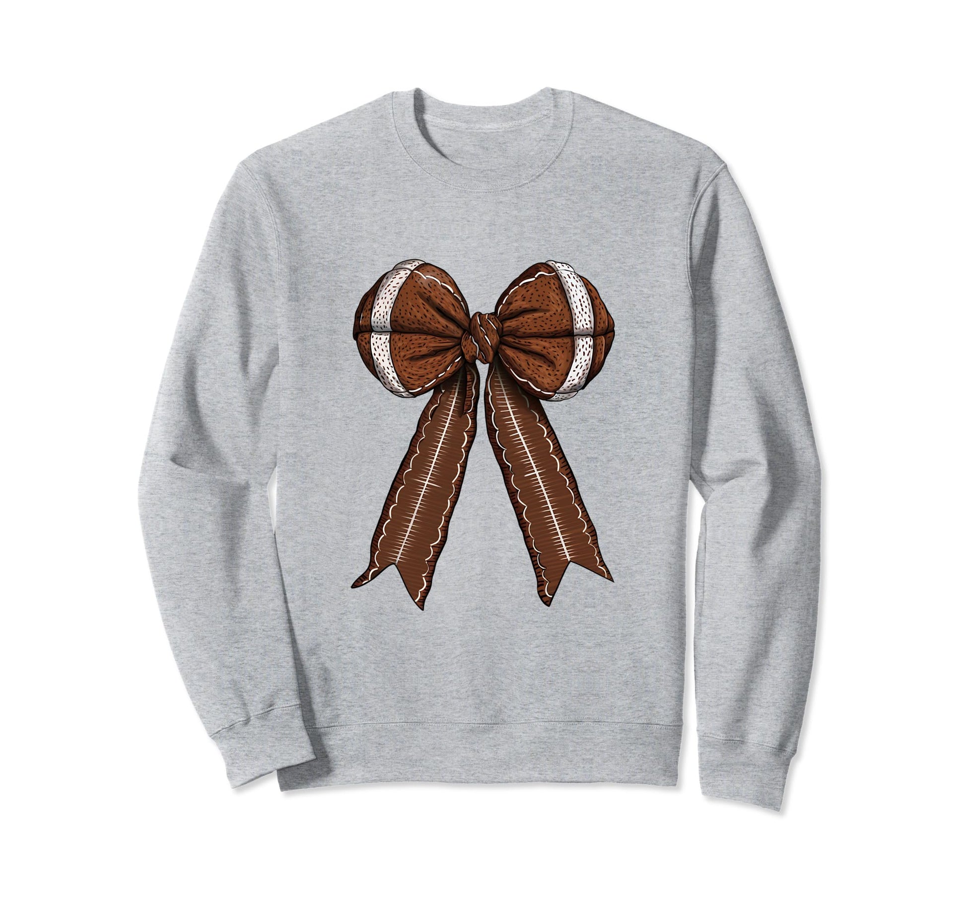 Womens Moms Coquette Bow Football Sweatshirt - Streetwear Style Men Women - T-Shirt, Sweatshirt, Hoodie